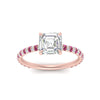 Load image into Gallery viewer, pave-under-halo-asscher-pink-sapphire-engagement-ring-in-rose-gold-FD10060ASRGSADRPIANGLE5-NL-RG.jpg?v=1770718242