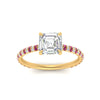 Load image into Gallery viewer, pave-under-halo-asscher-pink-sapphire-engagement-ring-in-yellow-gold-FD10060ASRGSADRPIANGLE5-NL-YG.jpg?v=1770718242