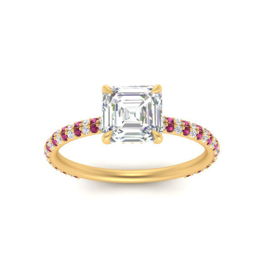 pave-under-halo-asscher-pink-sapphire-engagement-ring-in-yellow-gold-FD10060ASRGSADRPIANGLE5-NL-YG.jpg?v=1770718242