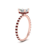 Load image into Gallery viewer, pave-under-halo-asscher-ruby-engagement-ring-in-rose-gold-FD10060ASRGRUDRANGLE2-NL-RG.jpg?v=1770718242