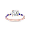 Load image into Gallery viewer, pave-under-halo-asscher-sapphire-engagement-ring-in-rose-gold-FD10060ASRGSABLANGLE5-NL-RG.jpg?v=1770718242