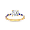 Load image into Gallery viewer, pave-under-halo-asscher-sapphire-engagement-ring-in-yellow-gold-FD10060ASRGSABLANGLE5-NL-YG.jpg?v=1770718242