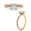 Load image into Gallery viewer, pave-under-halo-cushion-pink-sapphire-engagement-ring-in-yellow-gold-FD10060CURGSADRPIANGLE3-NL-YG_be92205b-828c-40c7-a924-36b2ff60536a.jpg?v=1770718280