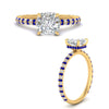 Load image into Gallery viewer, pave-under-halo-cushion-sapphire-engagement-ring-in-yellow-gold-FD10060CURGSABLANGLE3-NL-YG_a9ccc6da-9686-4f4d-ab68-748fce1a2daf.jpg?v=1770718281