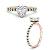 Load image into Gallery viewer, pave-under-halo-heart-emerald-engagement-ring-in-rose-gold-FD10060HTRGEMGRANGLE3-NL-RG.jpg?v=1770718311