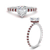 Load image into Gallery viewer, pave-under-halo-heart-ruby-engagement-ring-in-white-gold-FD10060HTRGRUDRANGLE3-NL-WG.jpg?v=1770718311