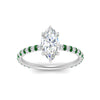 Load image into Gallery viewer, pave-under-halo-marquise-emerald-engagement-ring-in-white-gold-FD10060MQRGEMGRANGLE5-NL-WG.jpg?v=1770718338