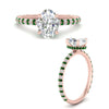 Load image into Gallery viewer, pave-under-halo-oval-emerald-engagement-ring-in-rose-gold-FD10060OVRGEMGRANGLE3-NL-RG.jpg?v=1770718361