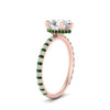 Load image into Gallery viewer, pave-under-halo-pear-emerald-engagement-ring-in-rose-gold-FD10060PERGEMGRANGLE2-NL-RG.jpg?v=1770718381