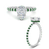 Load image into Gallery viewer, pave-under-halo-pear-emerald-engagement-ring-in-white-gold-FD10060PERGEMGRANGLE3-NL-WG.jpg?v=1770718382