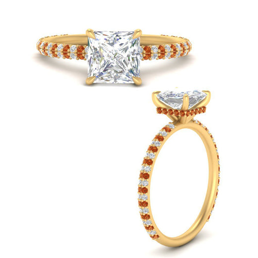 pave-under-halo-princess-cut-orange-sapphire-engagement-ring-in-yellow-gold-FD10060PRRGSAORANGLE3-NL-YG.jpg?v=1770718407