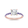 Load image into Gallery viewer, pave-under-halo-princess-cut-sapphire-engagement-ring-in-rose-gold-FD10060PRRGSABLANGLE5-NL-RG_cedda173-1958-4e50-9bac-450d264bdee5.jpg?v=1770718419