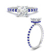 Load image into Gallery viewer, pave-under-halo-princess-cut-sapphire-engagement-ring-in-white-gold-FD10060PRRGSABLANGLE3-NL-WG_da902eda-9ab2-46b4-995f-1c8871340673.jpg?v=1770718419