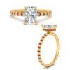 Load image into Gallery viewer, pave-under-halo-radiant-cut-orange-sapphire-engagement-ring-in-yellow-gold-FD10060RARGSAORANGLE3-NL-YG.jpg?v=1770718430