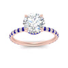 Load image into Gallery viewer, pave-under-halo-round-sapphire-engagement-ring-in-rose-gold-FD10060RORGSABLANGLE5-NL-RG_0e06d469-aac2-4d7e-bc9b-b2e343e6a210.jpg?v=1770718452