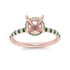Load image into Gallery viewer, pave-under-halo-semi-mount-emerald-engagement-ring-in-rose-gold-FD10060SMRGEMGRANGLE5-NL-RG.jpg?v=1770717133