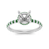 Load image into Gallery viewer, pave-under-halo-semi-mount-emerald-engagement-ring-in-white-gold-FD10060SMRGEMGRANGLE5-NL-WG.jpg?v=1770717133