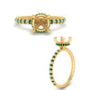 Load image into Gallery viewer, pave-under-halo-semi-mount-emerald-engagement-ring-in-yellow-gold-FD10060SMRGEMGRANGLE3-NL-YG.jpg?v=1770717133