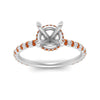 Load image into Gallery viewer, pave-under-halo-semi-mount-orange-sapphire-engagement-ring-in-white-gold-FD10060SMRGSAORANGLE5-NL-WG.jpg?v=1770717132