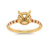 Load image into Gallery viewer, pave-under-halo-semi-mount-orange-sapphire-engagement-ring-in-yellow-gold-FD10060SMRGSAORANGLE5-NL-YG.jpg?v=1770717133