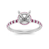 Load image into Gallery viewer, pave-under-halo-semi-mount-pink-sapphire-engagement-ring-in-white-gold-FD10060SMRGSADRPIANGLE5-NL-WG.jpg?v=1770717132
