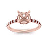 Load image into Gallery viewer, pave-under-halo-semi-mount-ruby-engagement-ring-in-rose-gold-FD10060SMRGRUDRANGLE5-NL-RG.jpg?v=1770717132