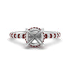 Load image into Gallery viewer, pave-under-halo-semi-mount-ruby-engagement-ring-in-white-gold-FD10060SMRGRUDR-NL-WG.jpg?v=1770717132