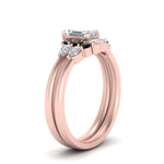 Load image into Gallery viewer, pear-accent-black-diamond-emerald-cut-wedding-ring-set-in-FD9289EMGBLACK-ANGLE3-NL-RG
