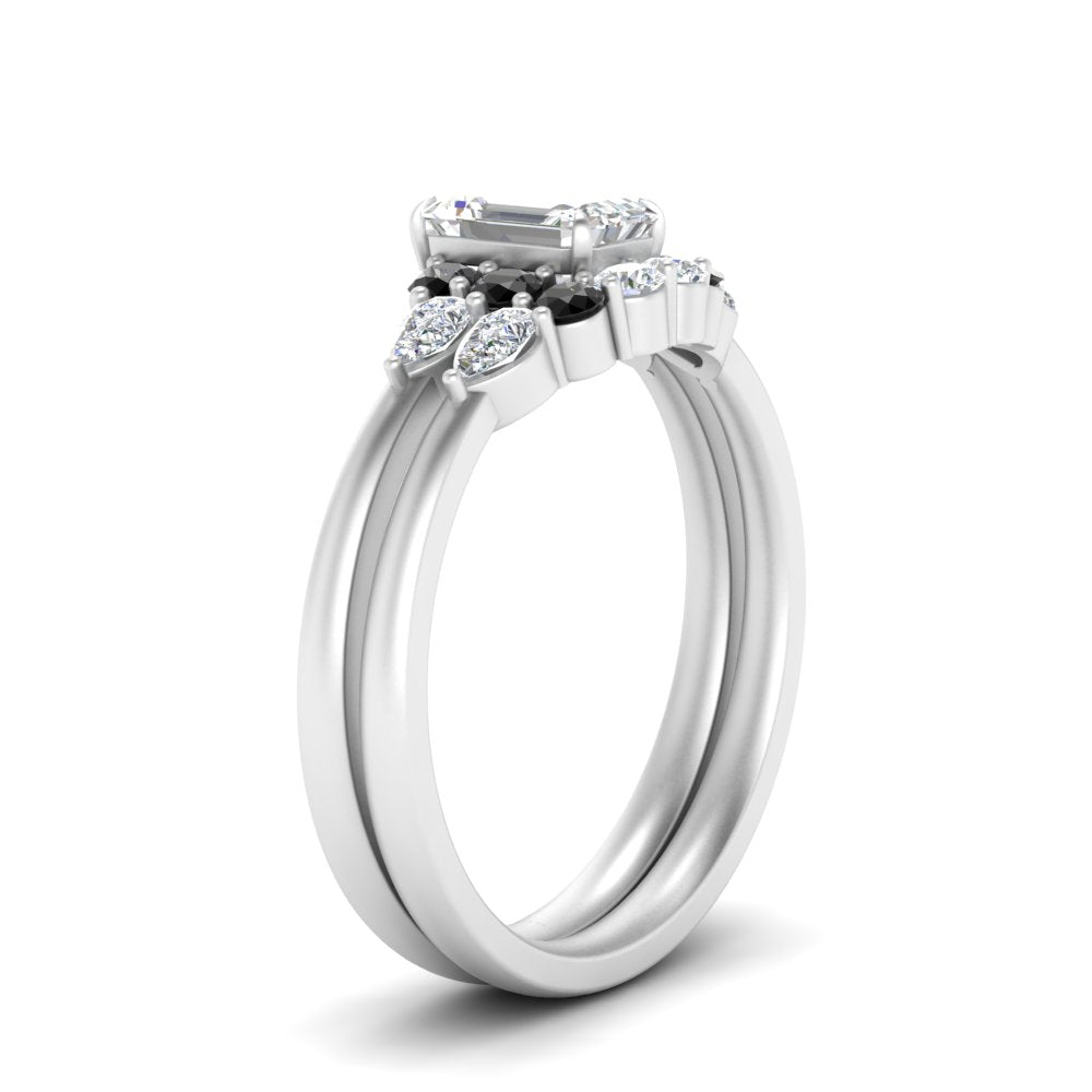 pear-accent-black-diamond-emerald-cut-wedding-ring-set-in-FD9289EMGBLACK-ANGLE3-NL-WG