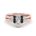 Load image into Gallery viewer, pear-accent-black-diamond-marquise-cut-wedding-ring-set-in-FD9289MQGBLACK-ANGLE3-NL-RG
