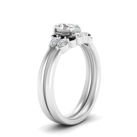 pear-accent-black-diamond-oval-shaped-wedding-ring-set-in-FD9289OVGBLACK-ANGLE3-NL-WG