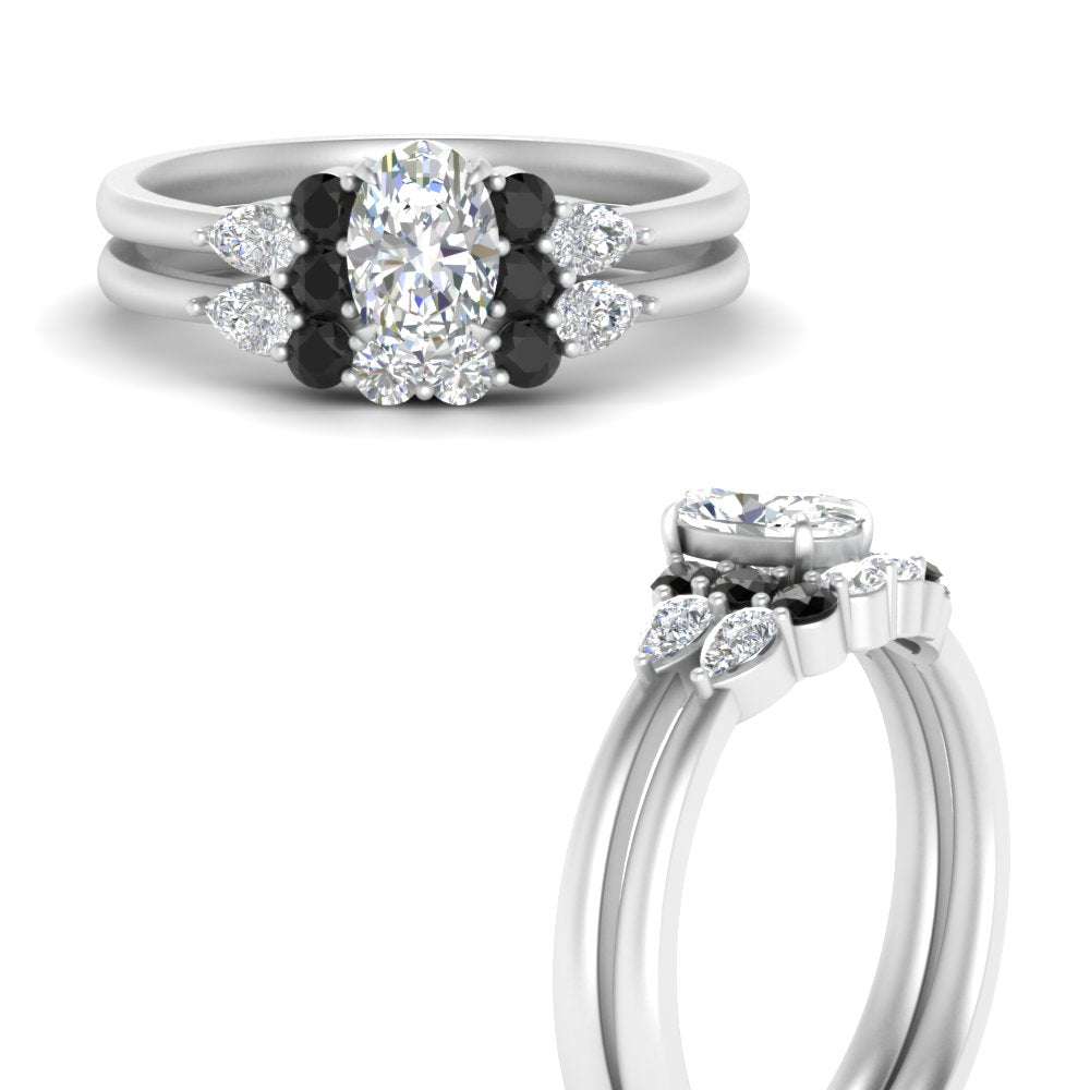 pear-accent-black-diamond-oval-shaped-wedding-ring-set-in-FD9289OVGBLACK-ANGLE3-NL-WG