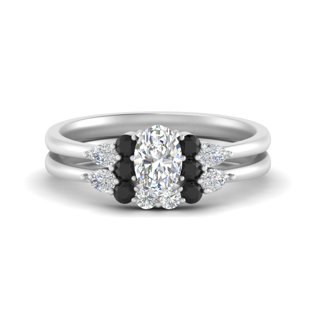 pear-accent-black-diamond-oval-shaped-wedding-ring-set-in-FD9289OVGBLACK-ANGLE3-NL-WG