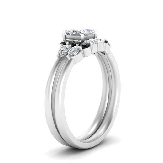 pear-accent-black-diamond-princess-cut-wedding-ring-set-in-FD9289PRGBLACK-ANGLE3-NL-WG