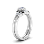 Load image into Gallery viewer, pear-accent-black-diamond-round-cut-wedding-ring-set-in-FD9289ROGBLACK-ANGLE3-NL-WG
