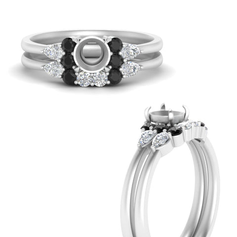 pear-accent-black-diamond-semi-mount-wedding-ring-set-in-FD9289SMGBLACK-ANGLE3-NL-WG