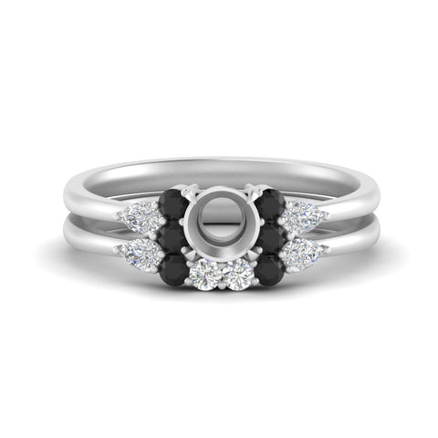pear-accent-black-diamond-semi-mount-wedding-ring-set-in-FD9289SMGBLACK-ANGLE3-NL-WG
