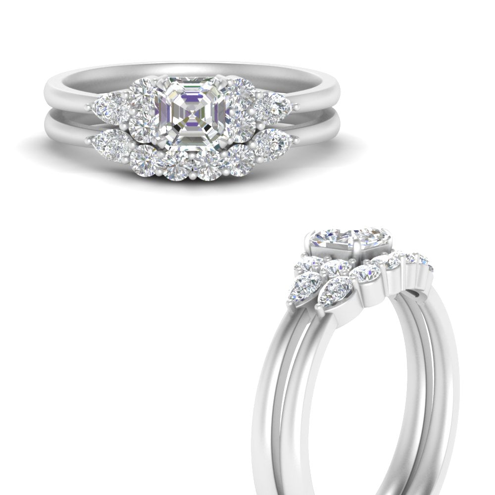 pear-accent-diamond-asscher-cut-wedding-ring-set-in-FD9289AS-ANGLE3-NL-WG