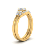 Load image into Gallery viewer, pear-accent-diamond-asscher-cut-wedding-ring-set-in-FD9289AS-ANGLE3-NL-YG
