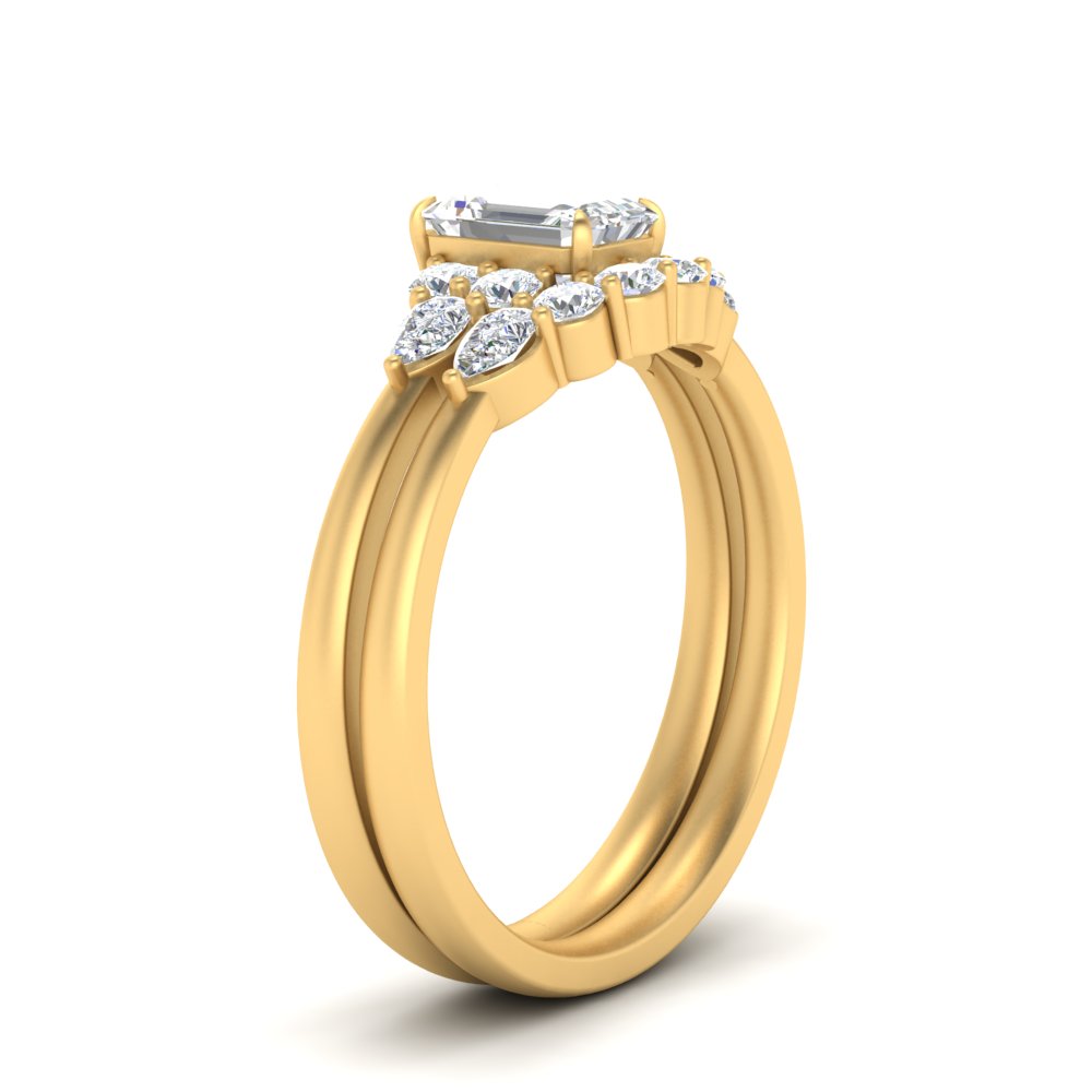 pear-accent-diamond-emerald-cut-wedding-ring-set-in-FD9289EM-ANGLE3-NL-YG