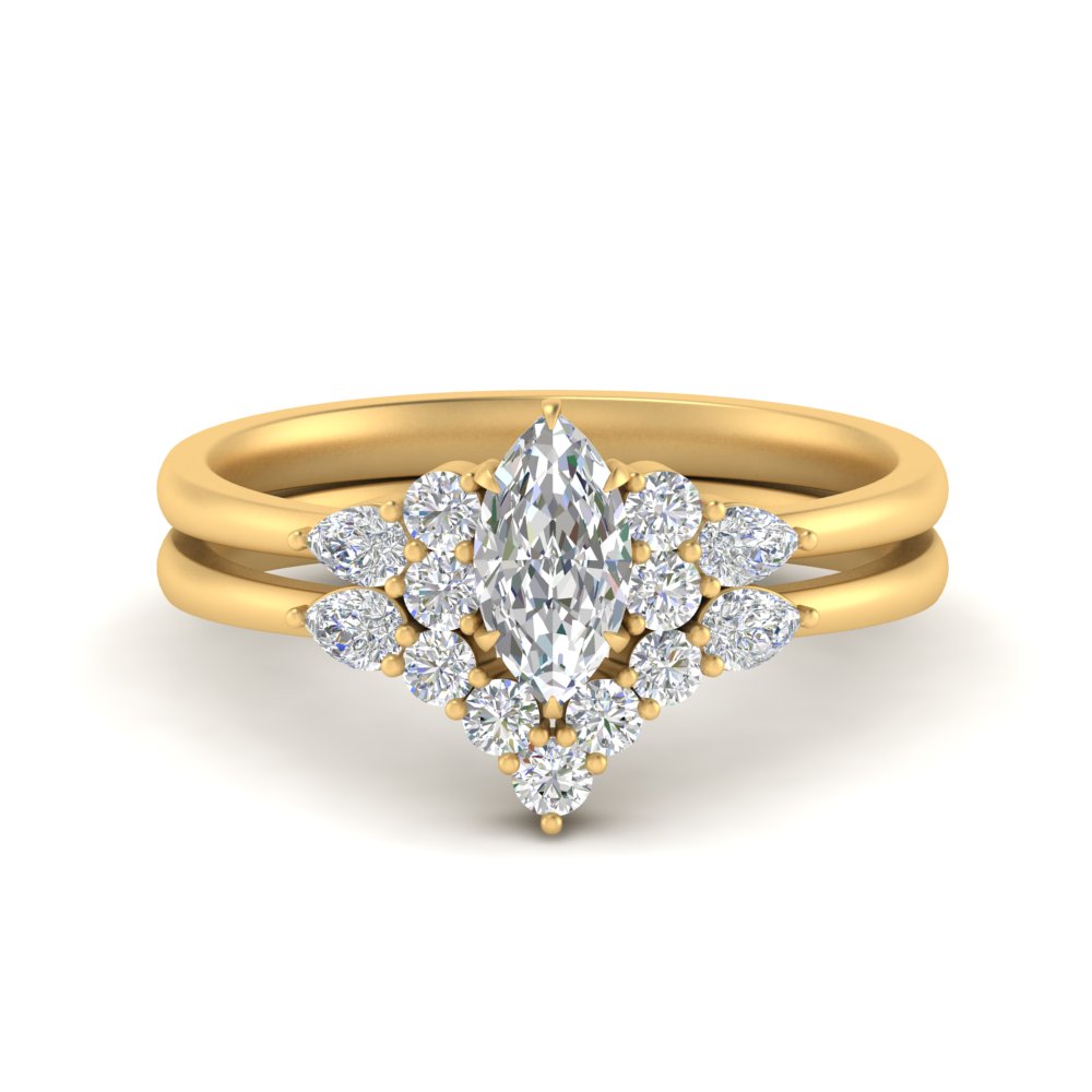 pear-accent-diamond-marquise-cut-wedding-ring-set-in-FD9289MQ-ANGLE3-NL-YG