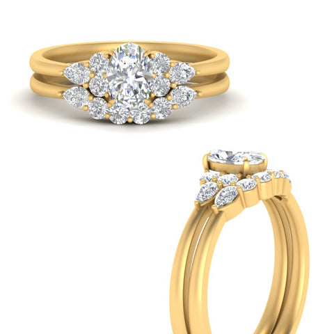 pear-accent-diamond-oval-shaped-wedding-ring-set-in-FD9289OV-ANGLE3-NL-YG
