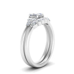 Load image into Gallery viewer, pear-accent-diamond-princess-cut-wedding-ring-set-in-FD9289PR-ANGLE3-NL-WG
