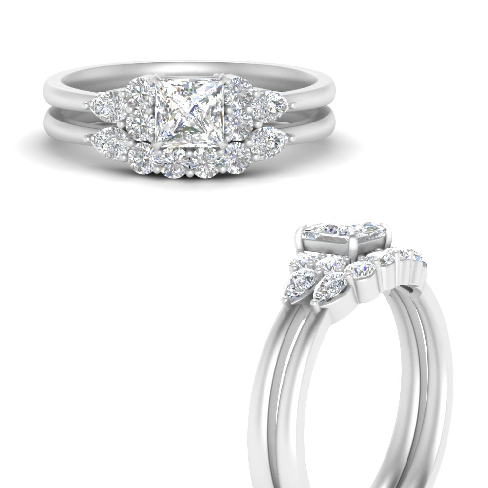 pear-accent-diamond-princess-cut-wedding-ring-set-in-FD9289PR-ANGLE3-NL-WG