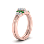 Load image into Gallery viewer, pear-accent-emerald-asscher-cut-wedding-ring-set-in-FD9289ASGEMGR-ANGLE3-NL-RG
