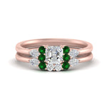Load image into Gallery viewer, pear-accent-emerald-asscher-cut-wedding-ring-set-in-FD9289ASGEMGR-ANGLE3-NL-RG
