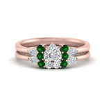 Load image into Gallery viewer, pear-accent-emerald-heart-shaped-wedding-ring-set-in-FD9289HTGEMGR-ANGLE3-NL-RG
