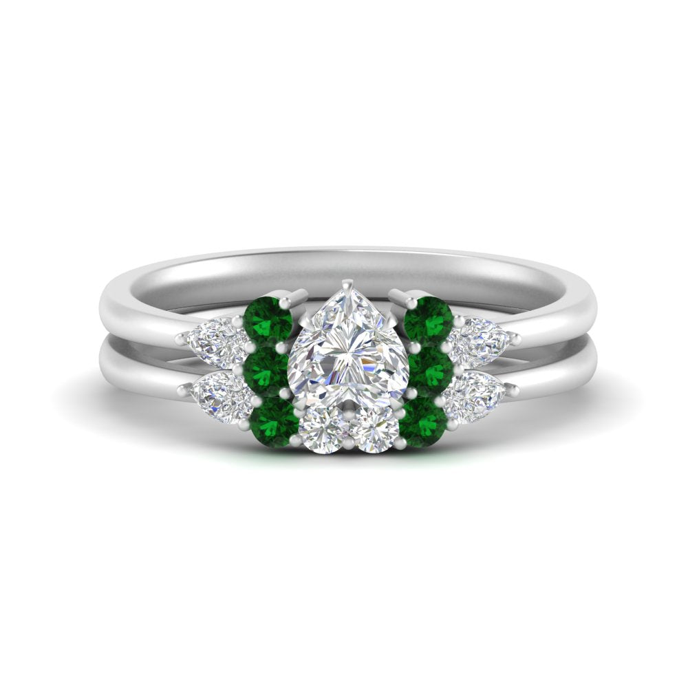 pear-accent-emerald-heart-shaped-wedding-ring-set-in-FD9289HTGEMGR-ANGLE3-NL-WG