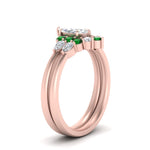 Load image into Gallery viewer, pear-accent-emerald-marquise-cut-wedding-ring-set-in-FD9289MQGEMGR-ANGLE3-NL-RG
