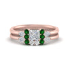Load image into Gallery viewer, pear-accent-emerald-princess-cut-wedding-ring-set-in-FD9289PRGEMGR-ANGLE3-NL-RG